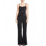 JONATHAN SIMKHAI Ruched Strapless Jumpsuit Size 4 Black Minimalist Formal Photo 5