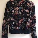 Iz Byer Floral Print Bomber Jacket Photo 1