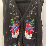 Bobbie & Brooks Vintage Tacky Christmas Sweater Vest Photo 0