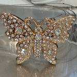 Elegant Gold Butterfly Brooch Photo 0