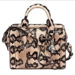 Alexander McQueen NWT  mini Padlock genuine Python duffel shoulder satchel bag Photo 0