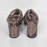 Free People ‎ Colette Cinched Heel Python Snakeskin Size 36.5 Sandal Photo 5