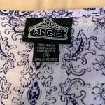 Angie  flowy tunic or mini dress cute distressed crinkly fabric GUC Photo 4