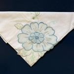 Vintage Franshaw Floral Embroidered Handkerchief Photo 0