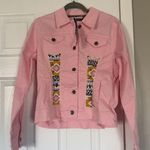 Lasolas Boutique Baby Pink Aztec Print Lightweight Jacket NWT Size XS Photo 0