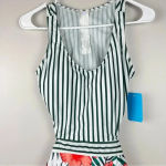 🏝️ Gorgeous Iffei One piece Swimsuit, Size Large, Beautiful Design,‎ NWT White Photo 2