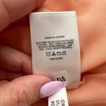 EXPRESS Peach Smocked Tiered Mock Neck Dress Ruffle Sleeveless Chiffon Small Photo 10