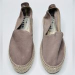 Anthropologie NWOB Manebi Women’s Grey Suede Flat Espadrilles Shoes Loafers Photo 4