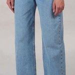 Etica‎ Stanton High Rise Relaxed Cuff Jeans Atwood Light Wash Womens Size 26 Blue Photo 0