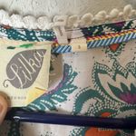 Anthropologie  Floral Patchwork Midi Dress - Yellow, Blue, Red Photo 2