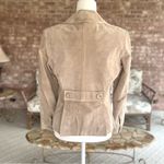 Mossimo Tan Genuine 100 % Suede Leather Blazer M Size M Photo 6
