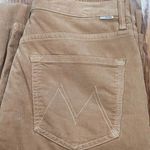 MOTHER High Waisted Tunnel Vision Sneak in Cafe Spice/ TAN wide leg size 28 Photo 9