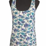 Wallpapher  Floral Tank Top, Gray, Blue, Large Photo 6