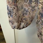 CAbi  Women’s Floral Sheer Blouse Size XS Photo 4
