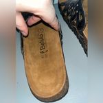 Betula Butterfly Black Crocodile Embossed Skin Look Studded Sandals Tan Size 11 Photo 15