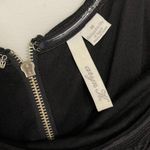 Aryn K  Dress Size Medium Maxi Drape Strapless Black Casual Drapey Zipper Back Photo 1