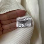 Petal and Pup Paelia White Ribbed Knit Tie Neck Top 8 Photo 10