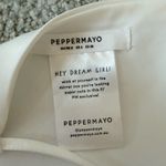 Peppermayo  White Satin Top Photo 2