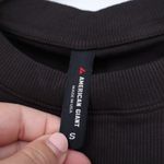 American Giant Classic Ribbed Crew Neck T Shirt Short Sleeve Brown Size S Photo 3