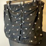 Motel Rocks 18. Black Bandeau Crop Top with White Floral Pattern Size XS Photo 0