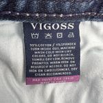 Vigoss Size 30 Jeans Kendra Boot Cut Off Cropped Classic Fit Embroiderd Pocket Photo 10
