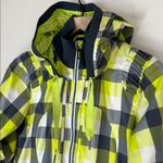 Lululemon  Women's Track Hooded Jacket Lightweight Check Print Preppy Photo 2