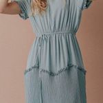 Tea N Rose Blue MIDI Dress Photo 0