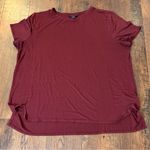 Alfani  burgundy tissue tee shirt, size XL Photo 2