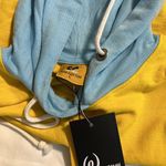 WDEEMAH large pullover hooded sweatshirt sleeping dreaming pup yes no sleeves Blue Photo 7