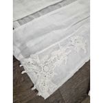 Chico's  White Linen Blend Lace Trim Cardigan Jacket Size 3 - XL 16/18 Photo 1