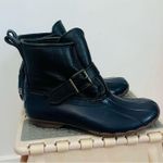 Sperry X J Crew Duck Boots Women Sz 7 Blue wool Shearling Lined waterpro… Photo 2