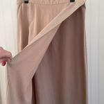 Eileen Fisher  Tan Khaki Wrap Maxi Skirt Adjustable Waist Pocket Classic‎ Size M Photo 2