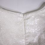 Vintage princess dress organza pink fit and flare with white sequin top Size XXS Photo 8