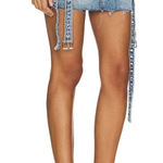 retrofete Sherona Denim Mini Skirt Oasis Womens Size 25 Blue Photo 0