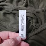 Zenana Outfitters Zenan Outfitters Olive Empire Waist Modest Knit Long Sleeve Maxi Dress Size XL Photo 5