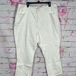 Good American  good curve ivory white cropped new without tags jeans Photo 3