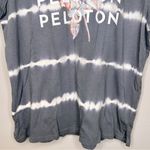 Peloton Grey Tie Dye Studio Side Slit Floral Graphic Muscle Tank Size S Photo 5