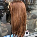 Copper brown Long Freepart Wig Swisslace lacefront Photo 2