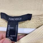 Forever 21  cropped raw hem sweatshirt size small color block Photo 3