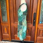 Connected Apparel Green Midi Dress Photo 6