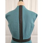 Antonio Melani Gray & Green Sheath Dress Sz 8 Career Business Photo 5