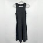 Lunya | Restore Grey Fitted Midi Lounge Tank Dress Size Small Gray Photo 2
