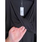 Favorite Daughter The Rosie Twist Midi Dress in Black NWT sz L Size L Photo 6