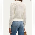 frame denim  Shrunken Crochet Cardigan in Off White Size XS Photo 1