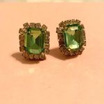 Boutique Green Rhinestone Studs Photo 0