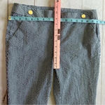 Anne Klein woman blue and white stripes Cropped pants Size 10 P Photo 7
