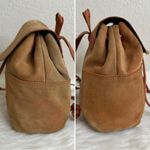 Urban Outfitters 100% Brown Suede Leather Backpack Photo 7