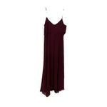 Birdy Grey  Women's Gwennie Cabernet Maroon Chiffon Bridesmaid Dress Size Large Photo 2
