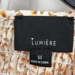 Lumiere Floral Smocked Peplum Top Medium New Photo 3