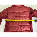 Ideology  Puffer Jacket Hooded Quilted Lightweight Burgundy Red Small‎ Photo 3